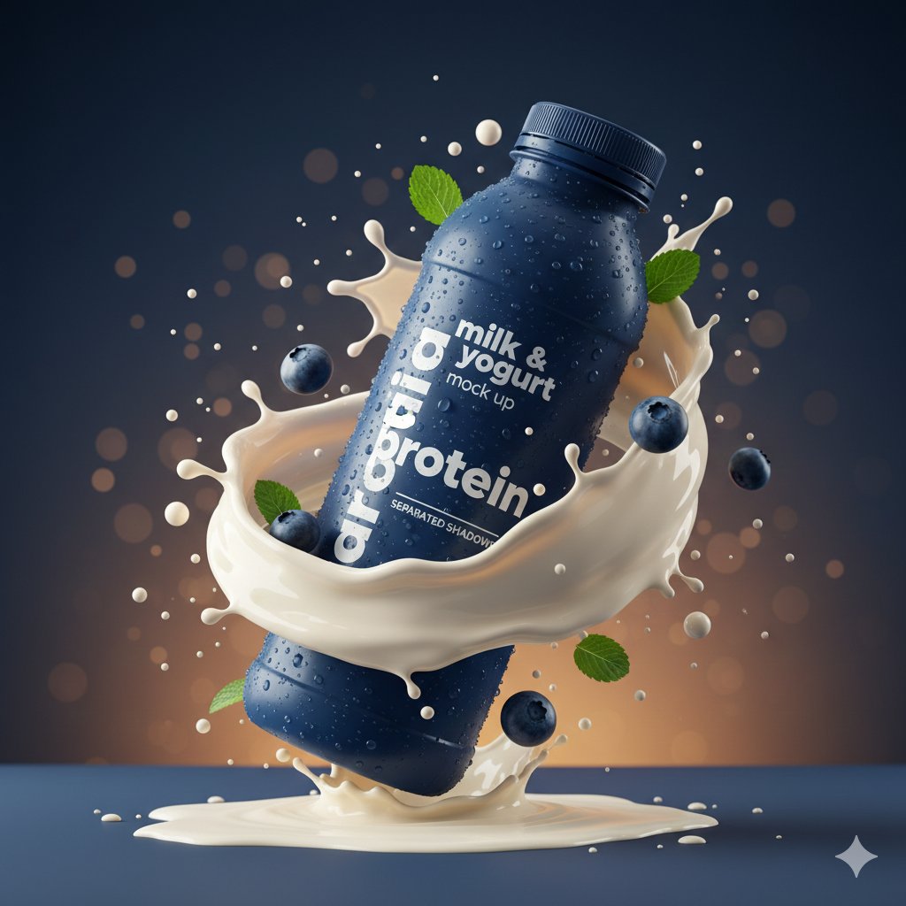 Sip in Style: Hyper-Realistic Beverage Showcase