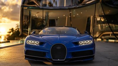 Luxury Vehicle in Ultra-Realistic Close-Up at Golden Hour