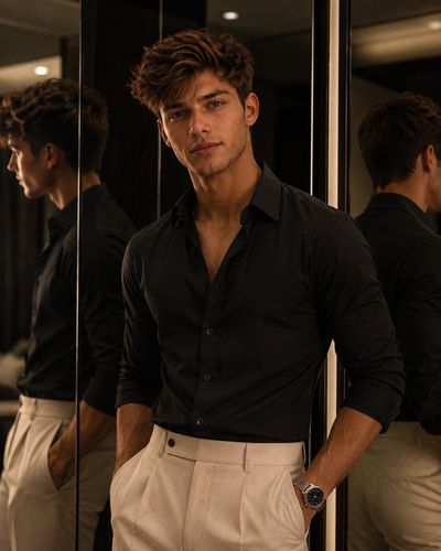 Reflections of Elegance: A Modern Fashion Statement