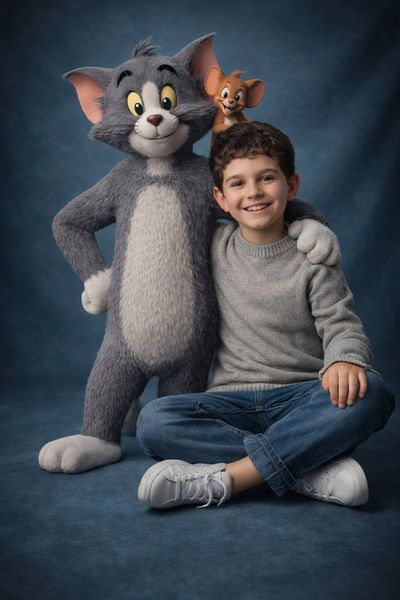 A Cinematic Friendship: A Boy with Tom and Jerry