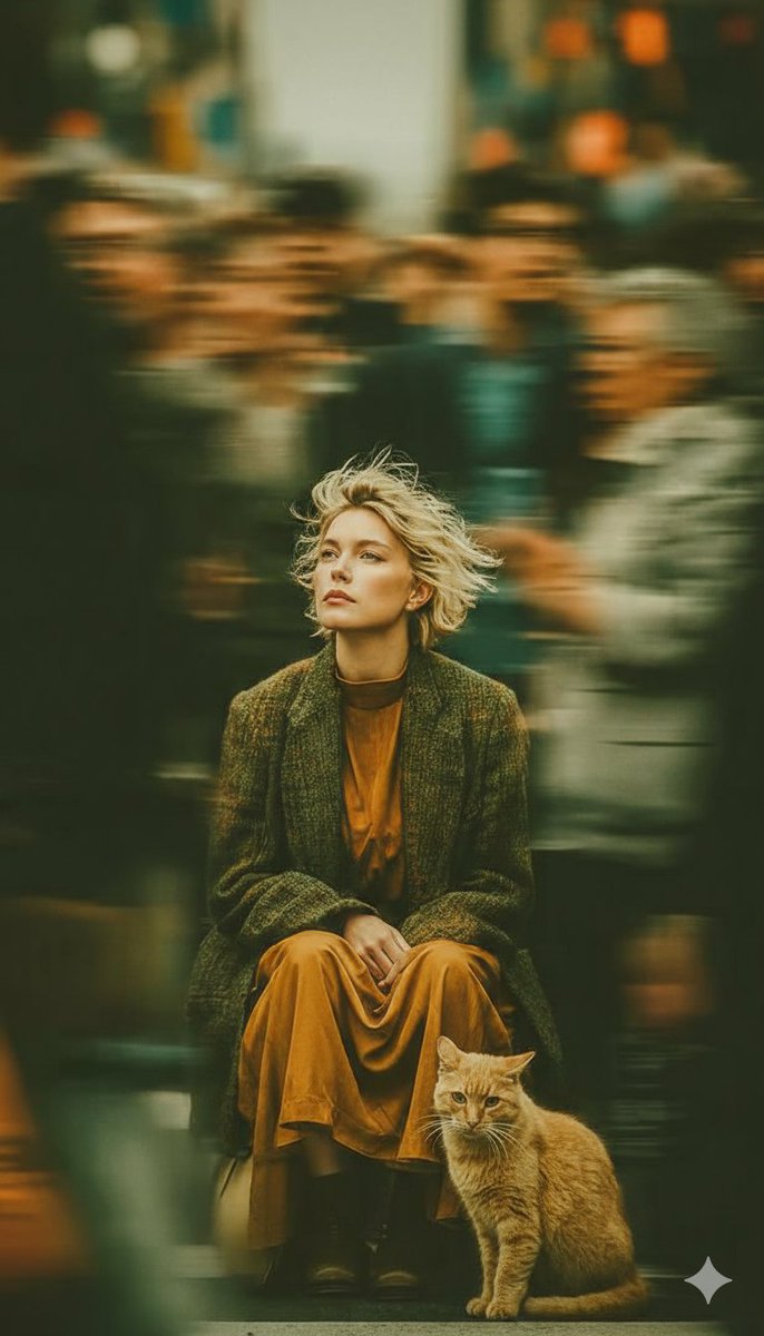 Timeless Solitude in a Urban Symphony