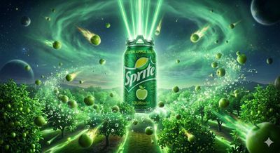 Cosmic Green Apple Surge