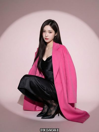 Chic K-Pop Inspired Fashion Portrait
