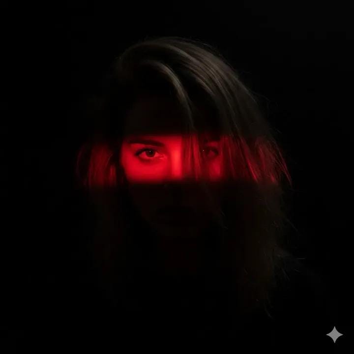 Eyes of Fire: A Striking Contrast in Shadows
