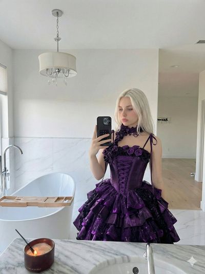 Gothic Glamour: A Modern Reflection