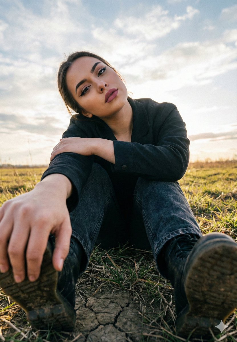 Grounded Elegance: A Cinematic Portrait