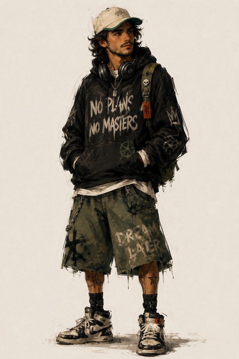 Urban Rebel: A Stylized Fashion Transformation