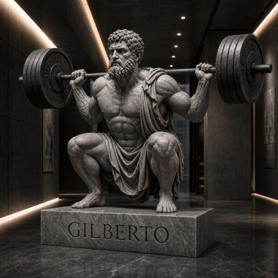 Astonishing Greek Statue Merging Mythology with Modern Fitness Elegance