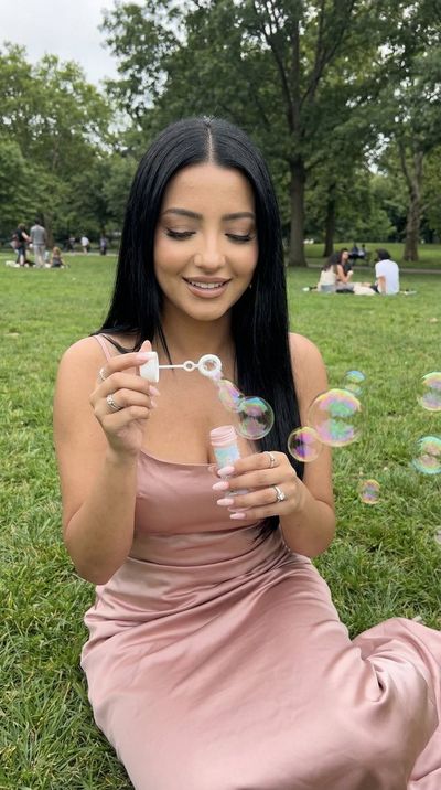 Whimsical Moments in a Park of Bubbles