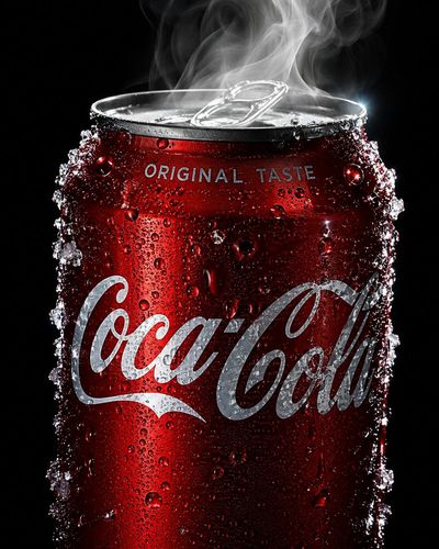 Chilled Perfection: A Coca-Cola Macro Masterpiece