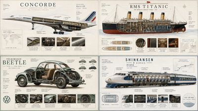Luxury airship interior reveals Art Deco lounge and observation deck