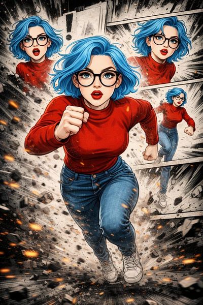 Heroine in Motion: A Comic Book Adventure