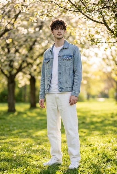 Spring Serenity Portrait in Cinematic Detail