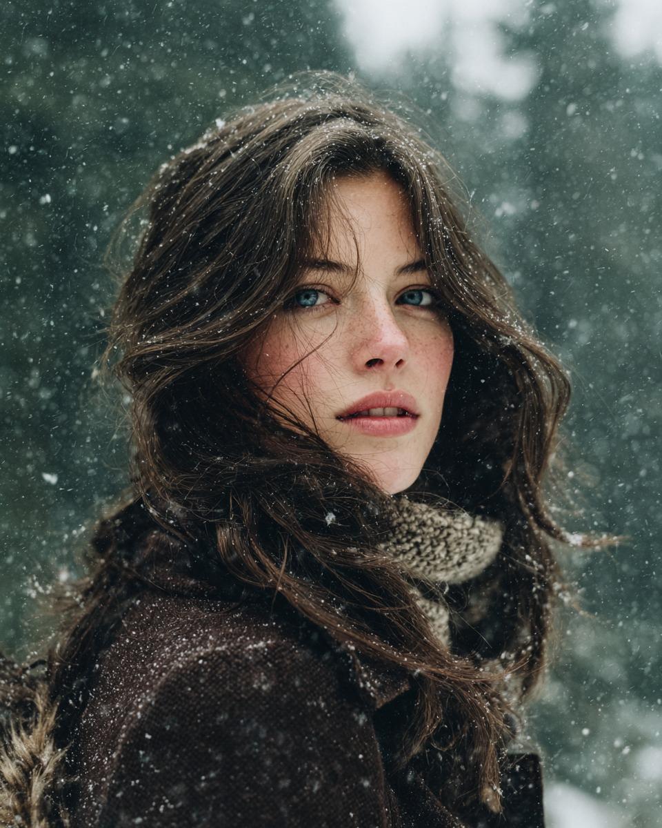 Whispers of a Winter Forest: A Cinematic Portrait
