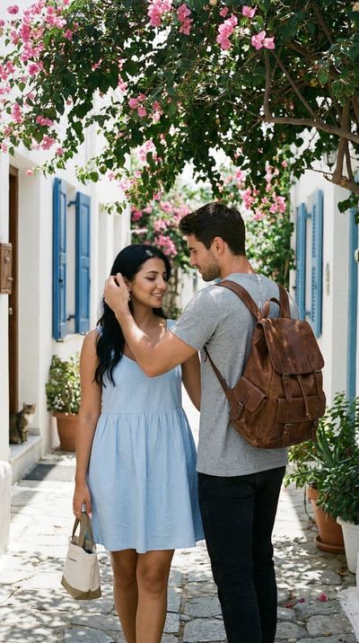 Tender Moments on Aegean Streets