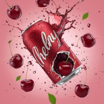 Explosive Elegance: Cherry Burst in Mid-Air