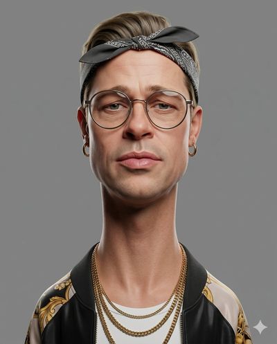 Boldly Reimagined 3D Caricature Portrait