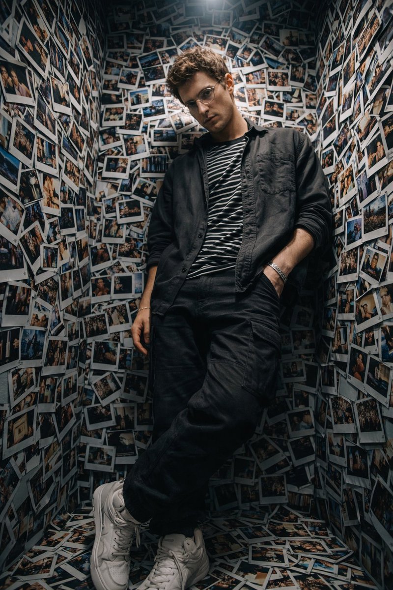 Silent Stories in a Wall of Polaroids