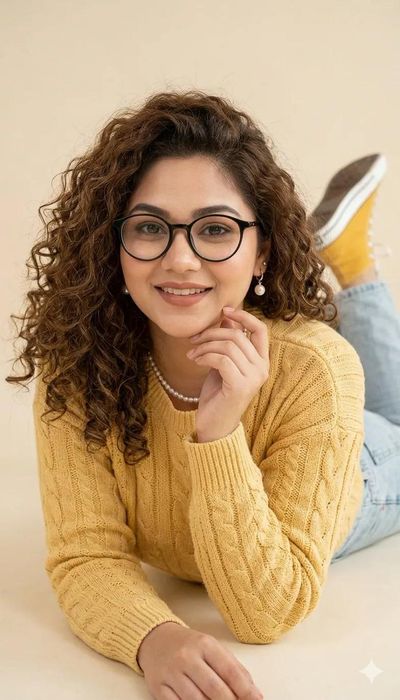 Cozy Charm: A Portrait of Youth and Style