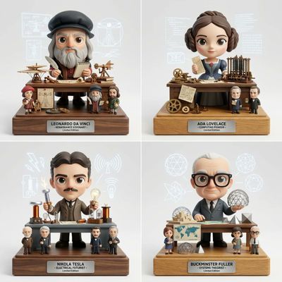 Visionary Legends in Designer Vinyl Dioramas