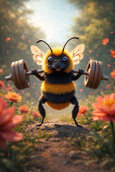 Ego Overload: When Bees Skip Leg Day
