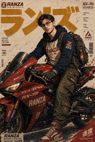 Urban Racer: Portrait of a Dystopian Speedster
