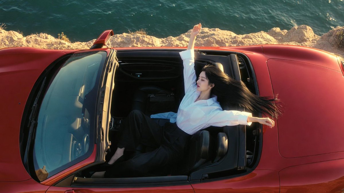 Chasing Golden Hour in a Luxe Convertible