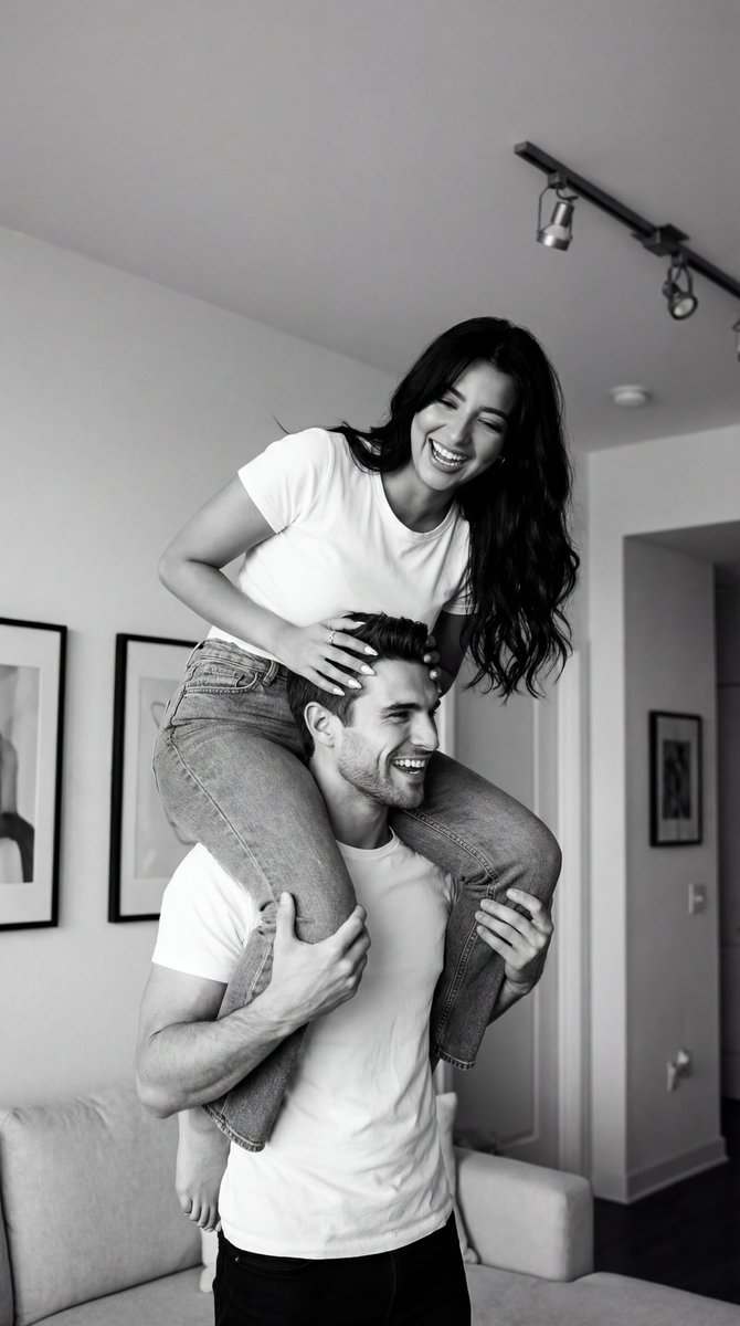 Playful Moments in Monochrome