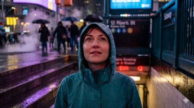 Neon Dreams: A Subway Escape into Rainy City Vibes