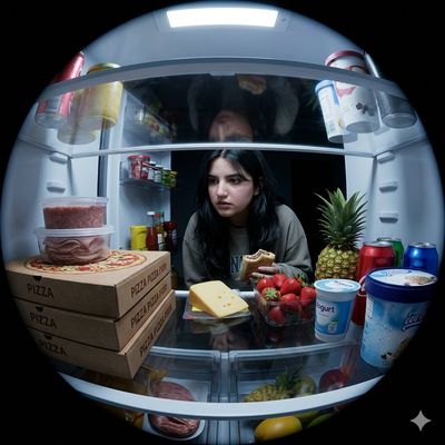 Fridge Raid in Cinematic Detail