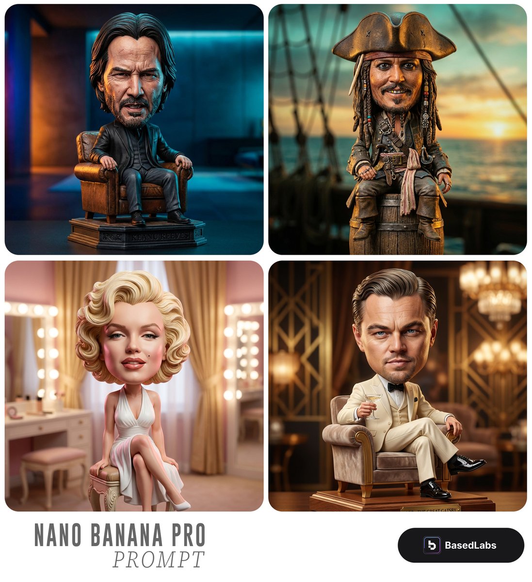 The Intense Charm of a Caricatured Bobblehead