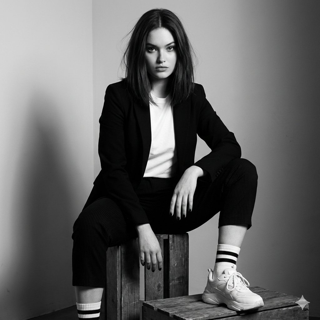Striking Monochrome Elegance