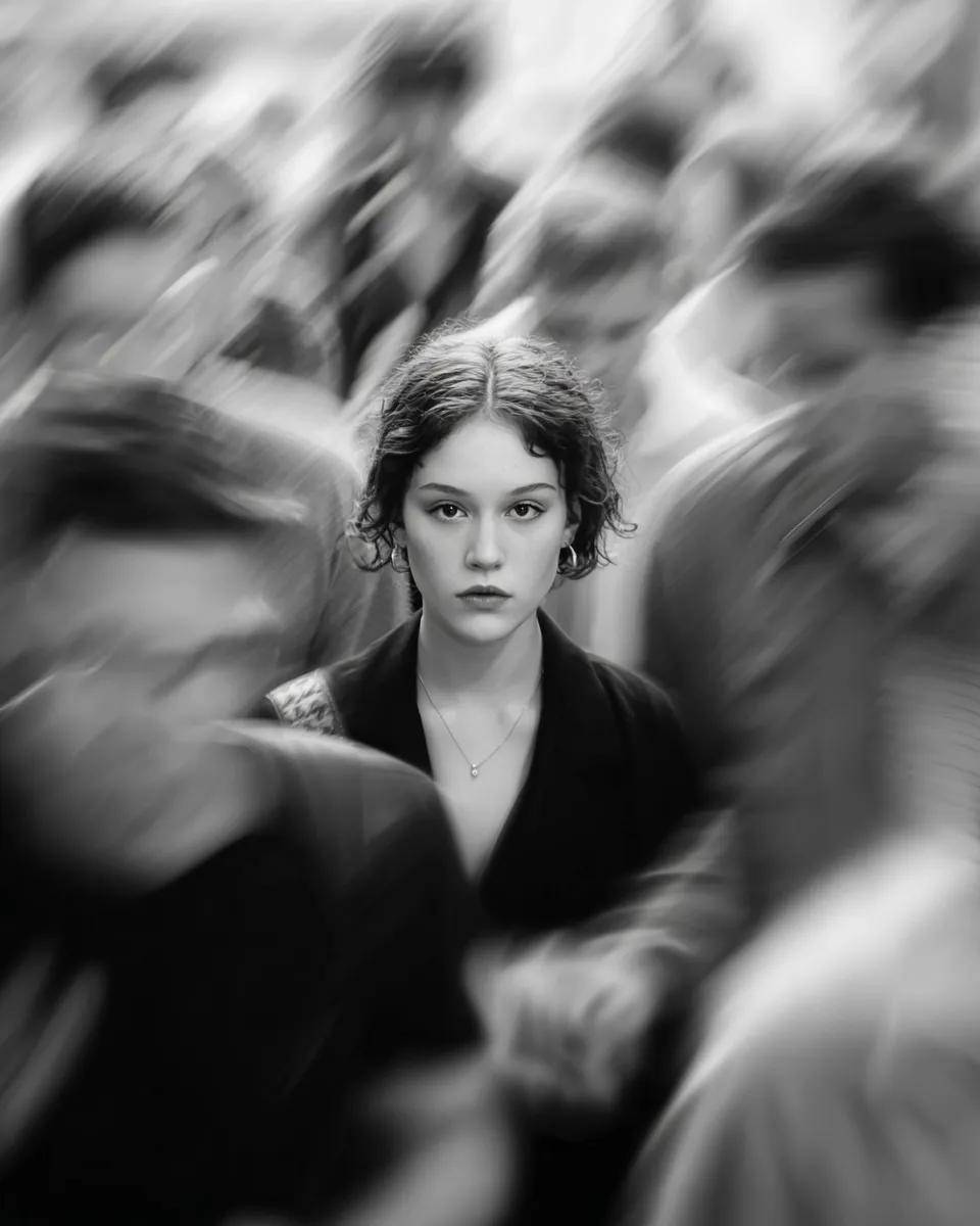 Stillness Amidst the Rush: A Cinematic Chaos