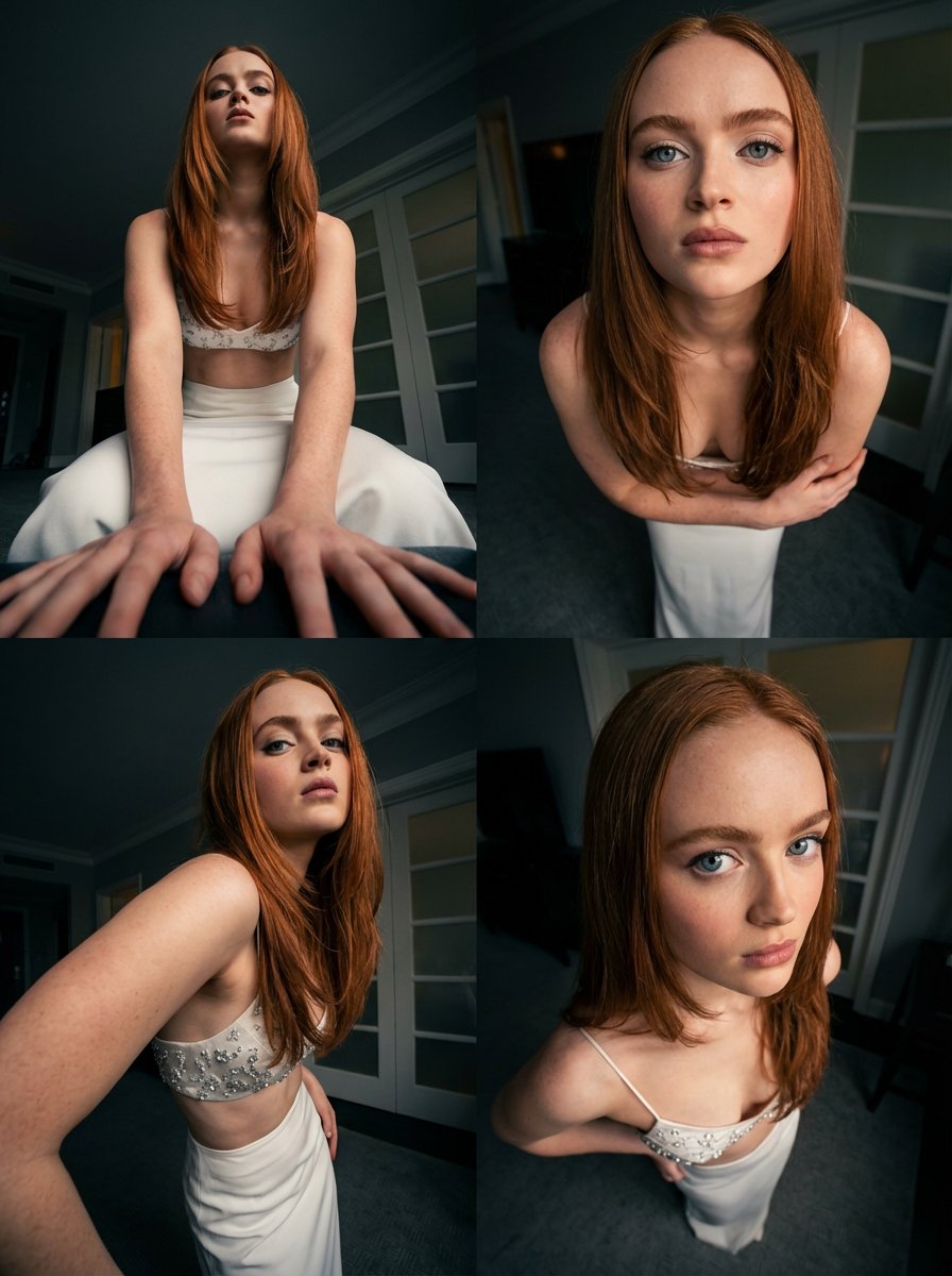 Dynamic Portraits of Sadie Sink: A Nano Banana Perspective