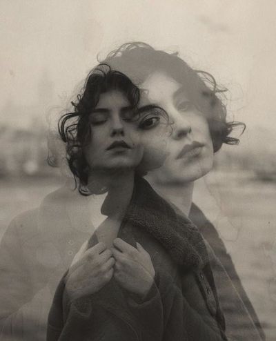 Echoes of Self: A Double Exposure Dream