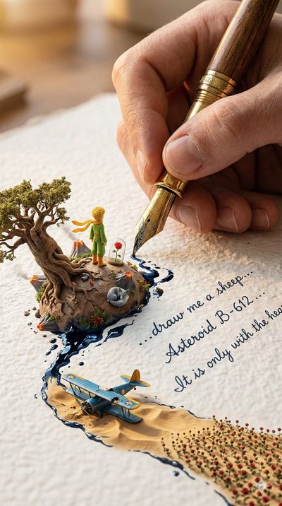When Ink Becomes a Living World