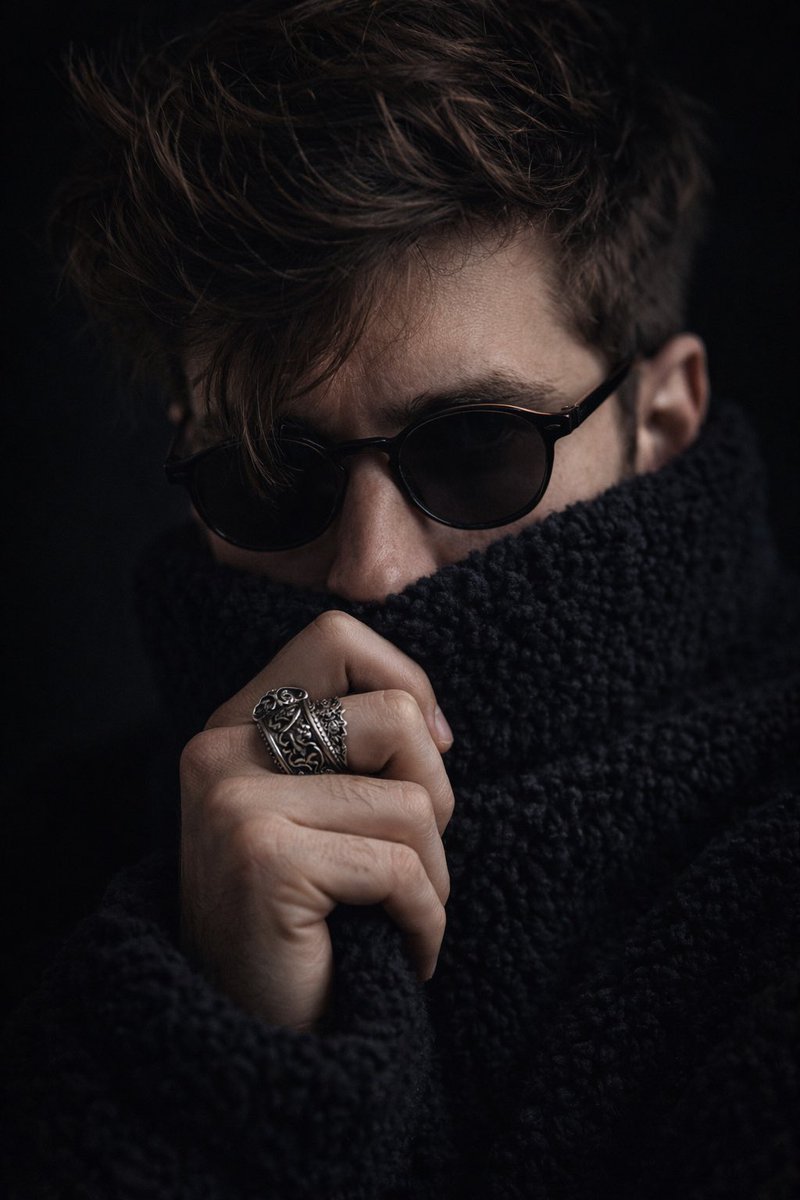 Mystery in Shadows: A Cinematic Portrait