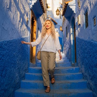 Capture the Joy of Travel in Chefchaouen's Blue Streets