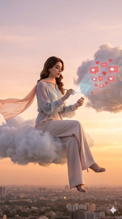 Above the Horizon: Dreamlike Creation in the Golden Hour