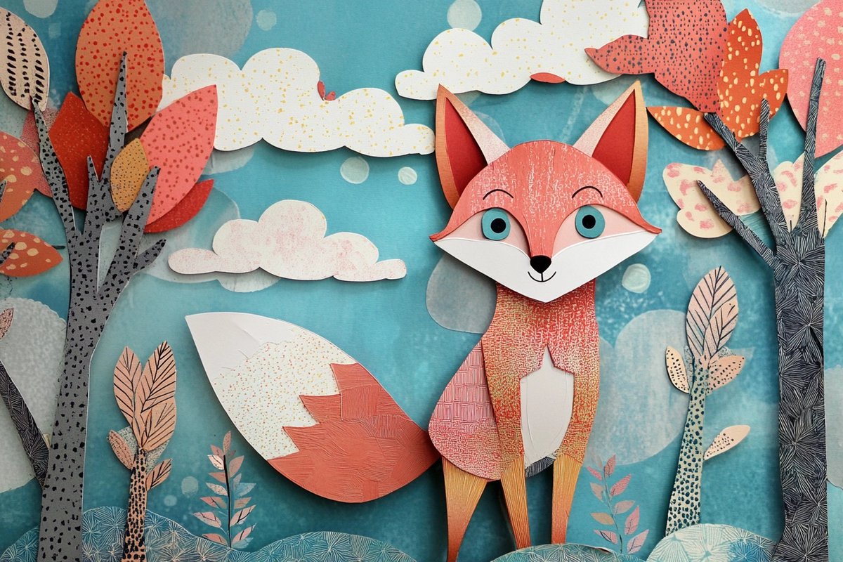 Whimsical Paper Cut World