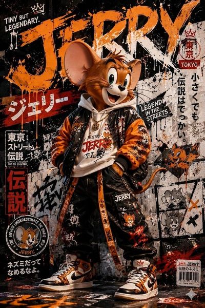 Jerry's Urban Legend: Streetwear Meets Animation