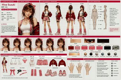 Precision Character Sheet for Adult Design