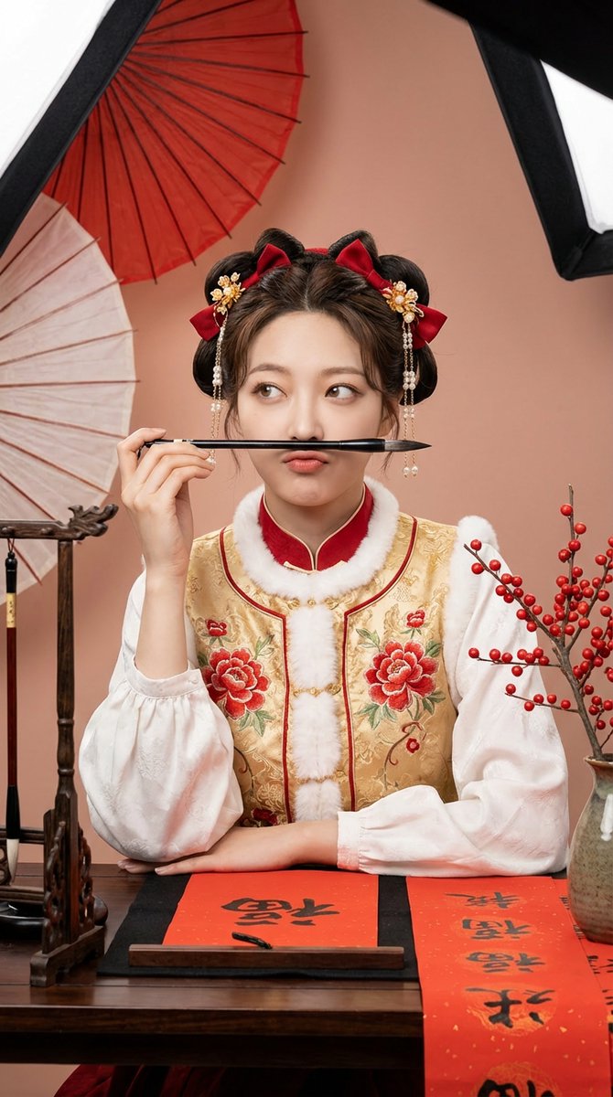 Calligraphy Gone Rogue: Spring Festival with a Twist