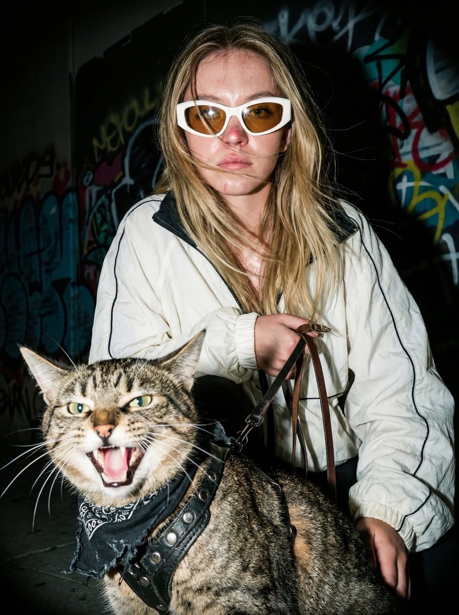Urban Grit: A Fashionable Standoff