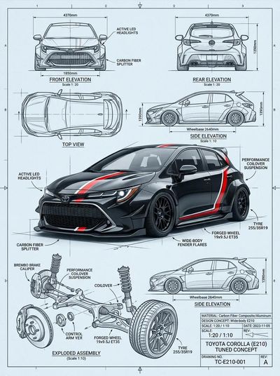 Precision Performance: The Next Level Hatchback Blueprint