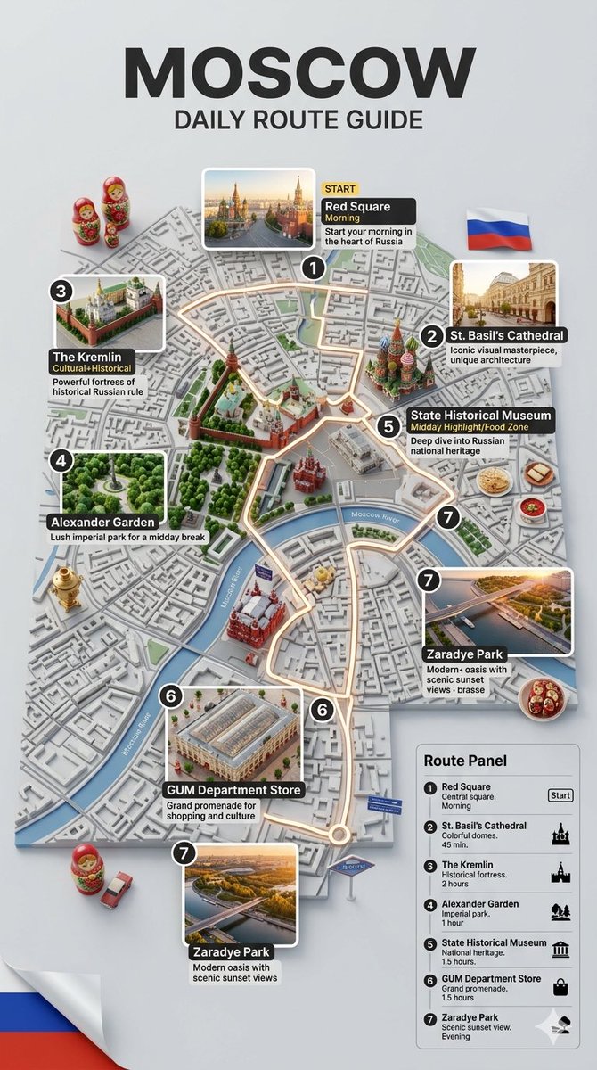 One Day in Moscow: A Journey Through History and Culture