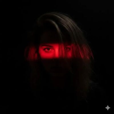 Eyes of Fire: A Striking Contrast in Shadows