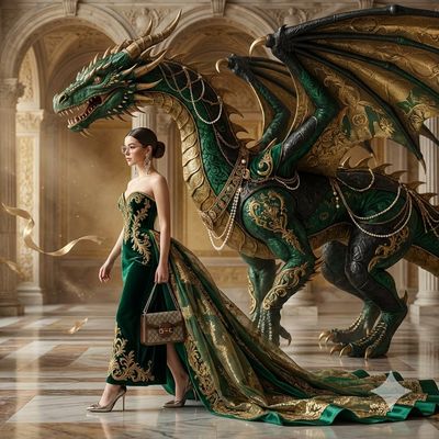 Regal Elegance: Fashion Meets Myth