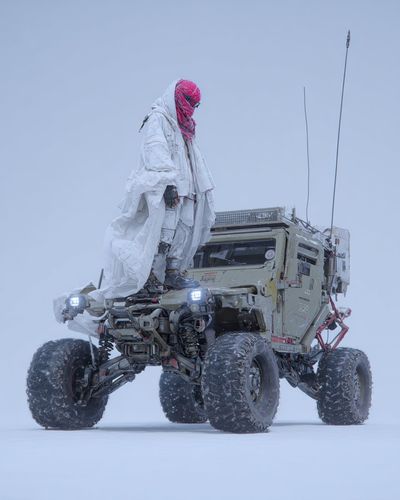 Wasteland Warlord: Cyberpunk Nomad in the Tundra