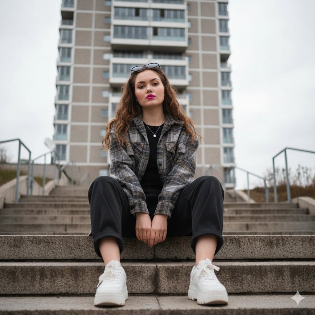 Urban Elegance: A Chic Moment Captured